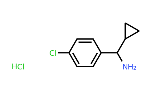 CAS 1185166-47-5 | (4-Chlorophenyl)(cyclopropyl)methanamine hydrochloride