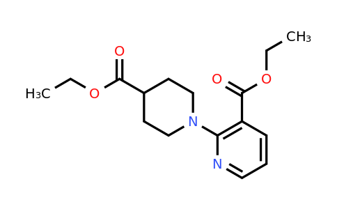 CAS 1185291-71-7 | ethyl 2-(4-(ethoxycarbonyl)piperidin-1-yl)nicotinate