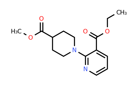 CAS 1185291-72-8 | Ethyl 2-(4-(methoxycarbonyl)piperidin-1-yl)pyridine-3-carboxylate