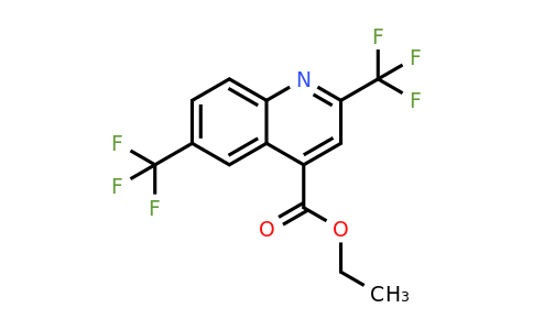 CAS 1185292-62-9 | Ethyl 2,6-bis(trifluoromethyl)quinoline-4-carboxylate