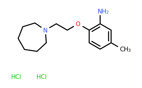 CAS 1185294-21-6 | 2-(2-(Azepan-1-yl)ethoxy)-5-methylaniline dihydrochloride