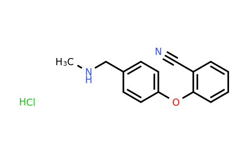 CAS 1185294-77-2 | 2-(4-((Methylamino)methyl)phenoxy)benzonitrile hydrochloride
