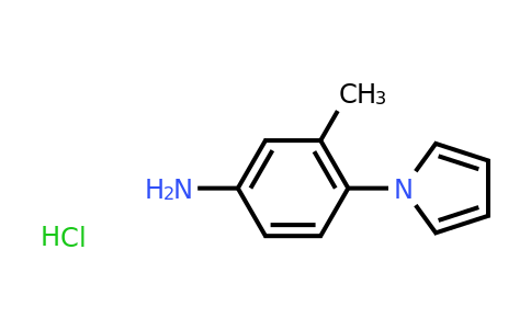 CAS 1185294-91-0 | 3-Methyl-4-(1H-pyrrol-1-yl)aniline hydrochloride