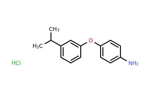 CAS 1185297-59-9 | 4-(3-Isopropylphenoxy)aniline hydrochloride