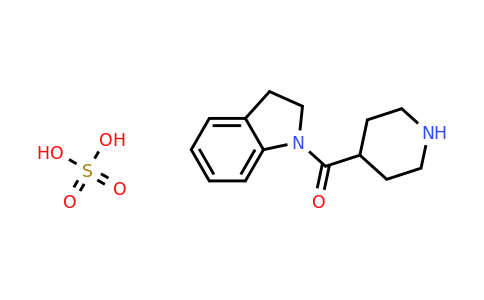 CAS 1185297-96-4 | Indolin-1-yl(piperidin-4-yl)methanone sulfate