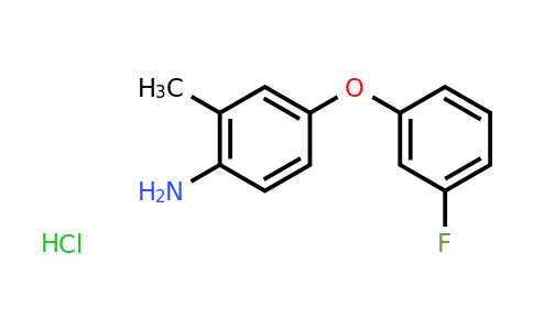 CAS 1185303-60-9 | 4-(3-Fluorophenoxy)-2-methylaniline hydrochloride