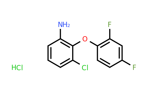 CAS 1185304-37-3 | 3-Chloro-2-(2,4-difluorophenoxy)aniline hydrochloride
