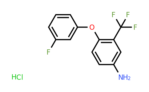 CAS 1185304-41-9 | 4-(3-Fluorophenoxy)-3-(trifluoromethyl)aniline hydrochloride