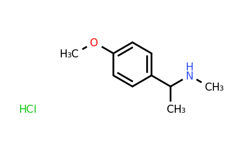 CAS 1185377-38-1 | 1-(4-Methoxyphenyl)-N-methylethanamine hydrochloride