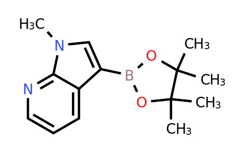 CAS 1185427-32-0 | 1-Methyl-3-(4,4,5,5-tetramethyl-1,3,2-dioxaborolan-2-YL)-1H-pyrrolo[2,3-B]pyridine