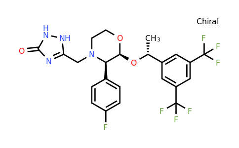 CAS 1185502-97-9 | 5-{[(2S,3R)-2-[(1R)-1-[3,5-bis(trifluoromethyl)phenyl]ethoxy]-3-(4-fluorophenyl)morpholin-4-yl]methyl}-2,3-dihydro-1H-1,2,4-triazol-3-one