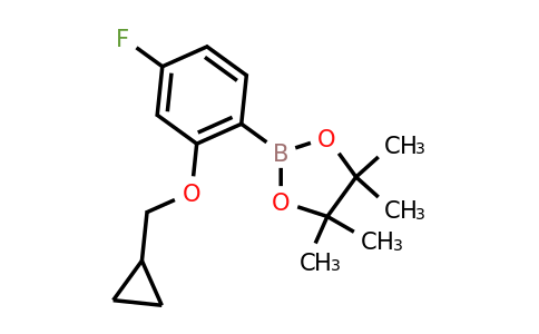 CAS 1185836-96-7 | 2-(2-(Cyclopropylmethoxy)-4-fluorophenyl)-4,4,5,5-tetramethyl-1,3,2-dioxaborolane
