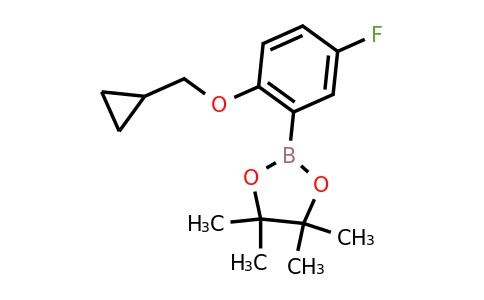 CAS 1185836-97-8 | 2-(2-(Cyclopropylmethoxy)-5-fluorophenyl)-4,4,5,5-tetramethyl-1,3,2-dioxaborolane
