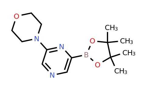 CAS 1186041-99-5 | 4-[6-(4,4,5,5-Tetramethyl-1,3,2-dioxaborolan-2-YL)pyrazin-2-YL]morpholine