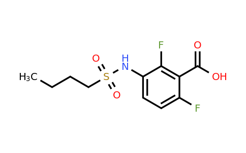 3-(Butylsulfonamido)-2,6-difluorobenzoic acid