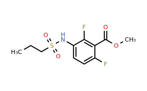 CAS 1186223-50-6 | Methyl 2,6-difluoro-3-(propylsulfonamido)benzoate