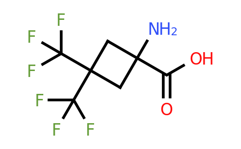 CAS 1186237-66-0 | 1-amino-3,3-bis(trifluoromethyl)cyclobutane-1-carboxylic acid
