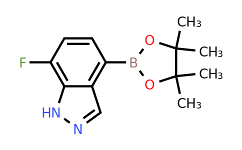 CAS 1186334-64-4 | 7-fluoro-4-(4,4,5,5-tetramethyl-1,3,2-dioxaborolan-2-yl)-1H-indazole