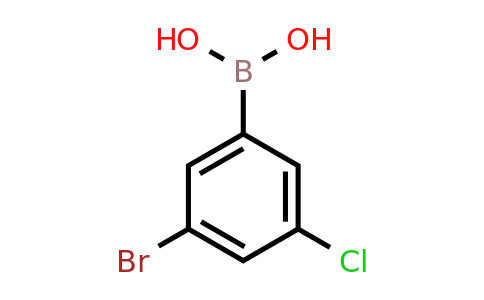 CAS 1186403-17-7 | 3-Bromo-5-chlorophenylboronic acid