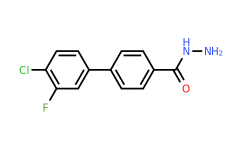 CAS 1186404-82-9 | 4'-Chloro-3'-fluoro-[1,1'-biphenyl]-4-carbohydrazide