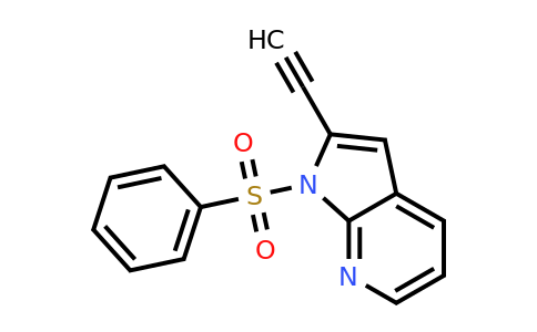 CAS 1186502-44-2 | 1-(benzenesulfonyl)-2-ethynyl-1H-pyrrolo[2,3-b]pyridine