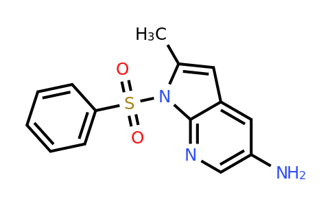 CAS 1186502-59-9 | 1-(benzenesulfonyl)-2-methyl-1H-pyrrolo[2,3-b]pyridin-5-amine
