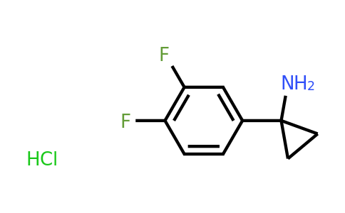 CAS 1186663-16-0 | 1-(3,4-Difluorophenyl)cyclopropanamine hydrochloride