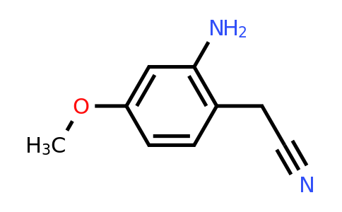 CAS 118671-03-7 | 2-(2-Amino-4-methoxyphenyl)acetonitrile