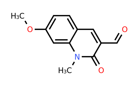 CAS 118672-70-1 | 7-Methoxy-1-methyl-2-oxo-1,2-dihydroquinoline-3-carbaldehyde
