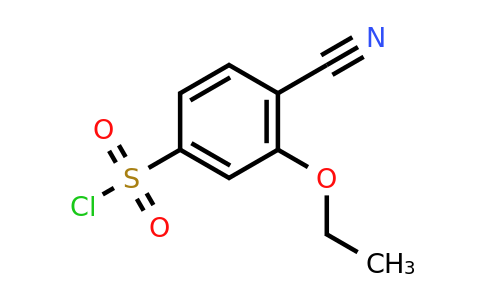 CAS 1187051-48-4 | 4-cyano-3-ethoxybenzene-1-sulfonyl chloride