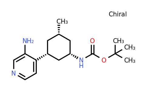 CAS 1187056-55-8 | tert-butyl N-[(1S,3R,5S)-3-(3-aminopyridin-4-yl)-5-methylcyclohexyl]carbamate
