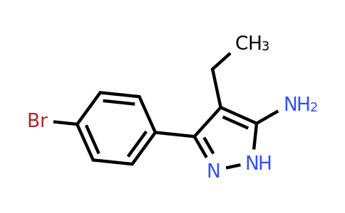 CAS 1187057-46-0 | 3-(4-Bromophenyl)-4-ethyl-1H-pyrazol-5-amine