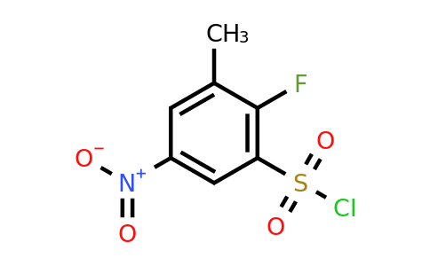 CAS 1187082-98-9 | 2-fluoro-3-methyl-5-nitrobenzene-1-sulfonyl chloride