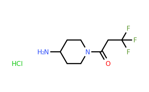 CAS 1187160-03-7 | 1-(4-Aminopiperidin-1-yl)-3,3,3-trifluoropropan-1-one hydrochloride