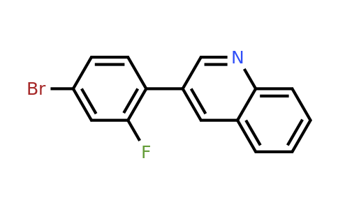 CAS 1187163-19-4 | 3-(4-Bromo-2-fluorophenyl)quinoline