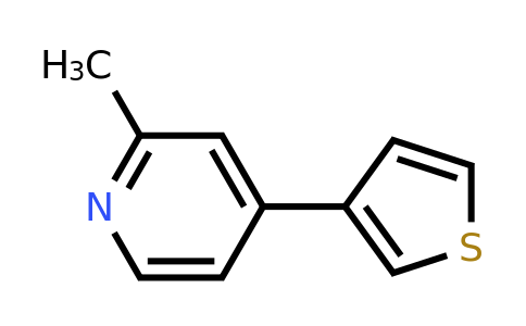 CAS 1187163-37-6 | 2-Methyl-4-(thiophen-3-yl)pyridine