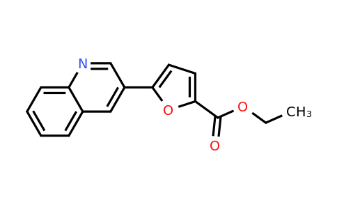CAS 1187163-56-9 | Ethyl 5-(quinolin-3-yl)furan-2-carboxylate