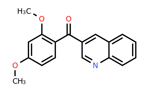 CAS 1187163-82-1 | (2,4-Dimethoxyphenyl)(quinolin-3-yl)methanone