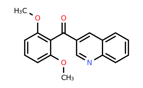 CAS 1187163-88-7 | (2,6-Dimethoxyphenyl)(quinolin-3-yl)methanone