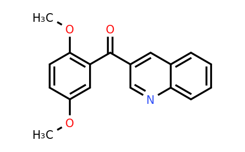 CAS 1187163-96-7 | (2,5-Dimethoxyphenyl)(quinolin-3-yl)methanone