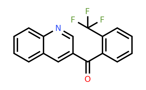 CAS 1187165-86-1 | Quinolin-3-yl(2-(trifluoromethyl)phenyl)methanone