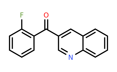 CAS 1187165-99-6 | (2-Fluorophenyl)(quinolin-3-yl)methanone