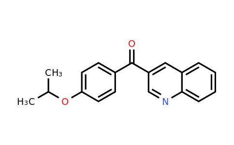 CAS 1187166-22-8 | (4-Isopropoxyphenyl)(quinolin-3-yl)methanone