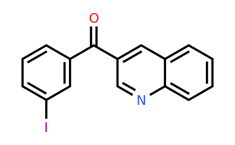 CAS 1187166-95-5 | (3-Iodophenyl)(quinolin-3-yl)methanone