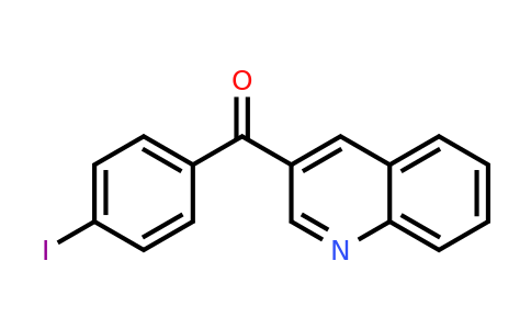 CAS 1187167-01-6 | (4-Iodophenyl)(quinolin-3-yl)methanone