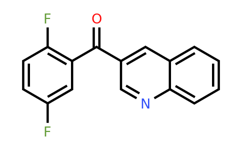 CAS 1187167-08-3 | (2,5-Difluorophenyl)(quinolin-3-yl)methanone