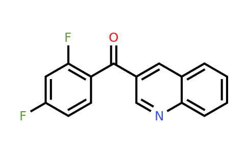 CAS 1187167-12-9 | (2,4-Difluorophenyl)(quinolin-3-yl)methanone