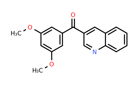 CAS 1187167-23-2 | (3,5-Dimethoxyphenyl)(quinolin-3-yl)methanone