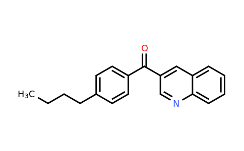 CAS 1187167-31-2 | (4-Butylphenyl)(quinolin-3-yl)methanone - Synblock