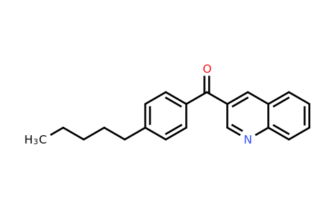 CAS 1187167-35-6 | (4-Pentylphenyl)(quinolin-3-yl)methanone